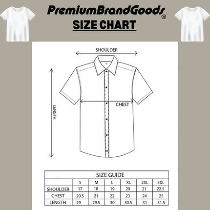 Men's Cotton Button Down Short Sleeve Shirts 3 Pack Regular Fit Casual PBG Polo's - PremiumBrandGoods