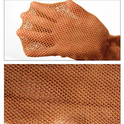 Woman's Tights 2 Pack Caramel Fishnet S-XL - PremiumBrandGoods