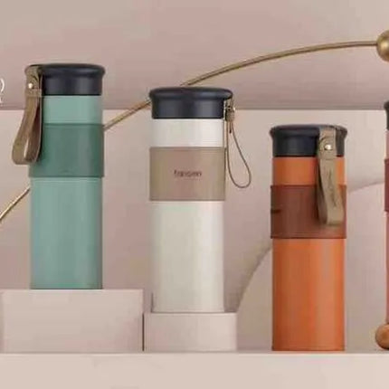 Bosi Thermos Cup 450ml (Leather) - PremiumBrandGoods