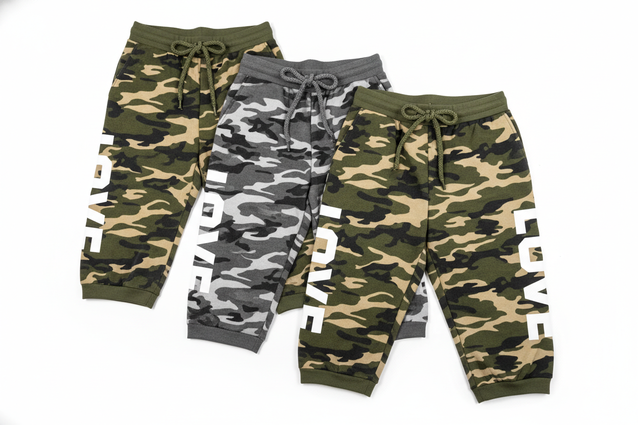 Accurate 3-pack camo jogger capris