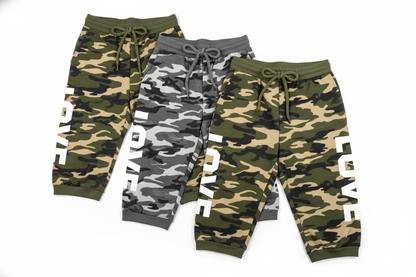 Accurate 3-pack camo jogger capris