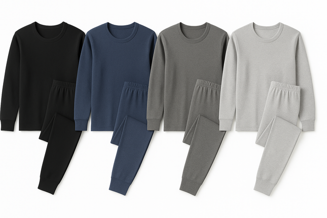 All 4 Colors - Black, Blue, Gray, Heather Gray