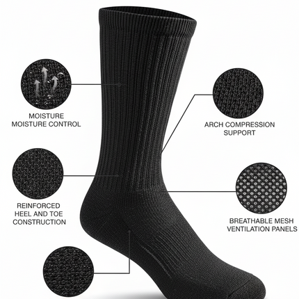 ApparelStop Sock Infographic with Your Product