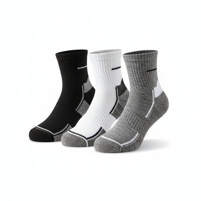 Athletic Socks White Background