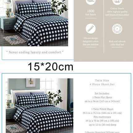 Belle Haven 6 Piece Sheet Set Bedding Sets (6 Styles) - PremiumBrandGoods