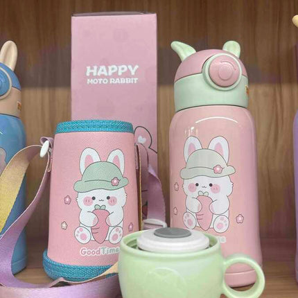 Duoduo Bear Rabbit Thermos Cup 500ML - PremiumBrandGoods