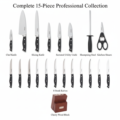Complete Collection Flat Lay - Black Handles