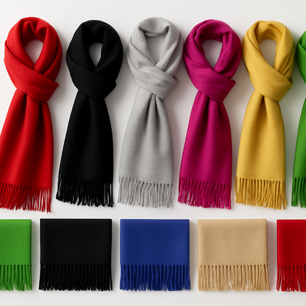 Elegant scarf arrangement