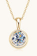 2 Carat Moissanite 925 Sterling Silver Necklace