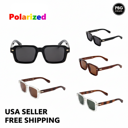 Polarized Unisex Sunglasses Assorted 2-Pack - Premium UV400 Protection