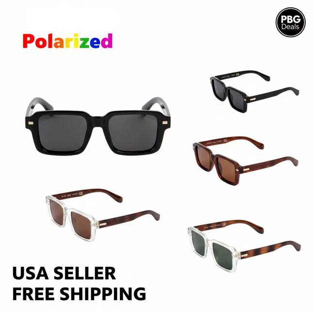 Polarized Unisex Sunglasses Assorted 2-Pack - Premium UV400 Protection