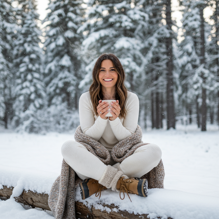 Women's Thermal Underwear Set - 2 Piece Long Johns Top & Bottom for Winter