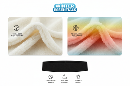 Women's Fleece-Lined Camo Jogger Capris 3-Pack - Winter Thermal Elastic Comfort One Size S/M