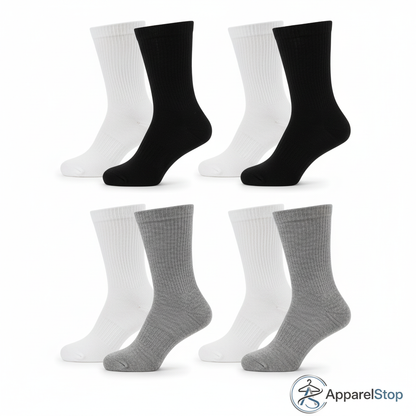 Diabetic Crew Socks - Professional Product Photography