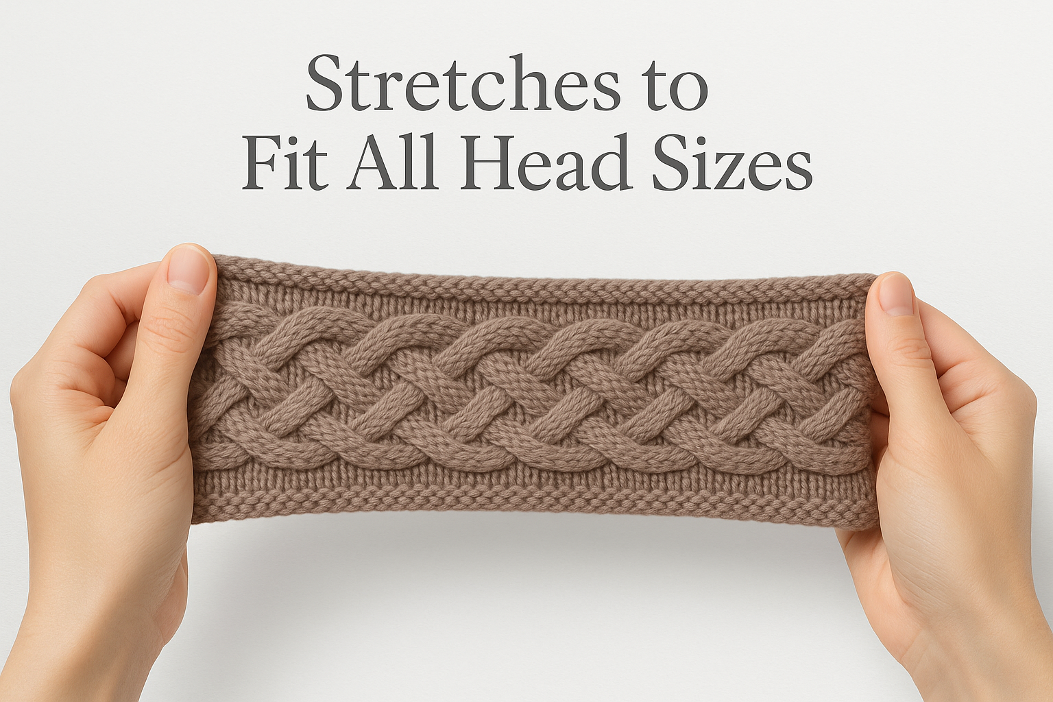 Women's Cable Knit Fuzzy Lined Winter Headbands Assorted 3 Pack - PremiumBrandGoods