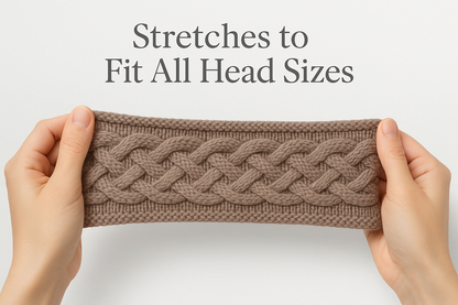 Women's Cable Knit Fuzzy Lined Winter Headbands Assorted 3 Pack - PremiumBrandGoods