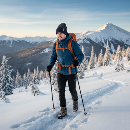 Men's Winter Knit Hat 3-Pack - Striped Beanie with Faux Fur Lining - PremiumBrandGoods