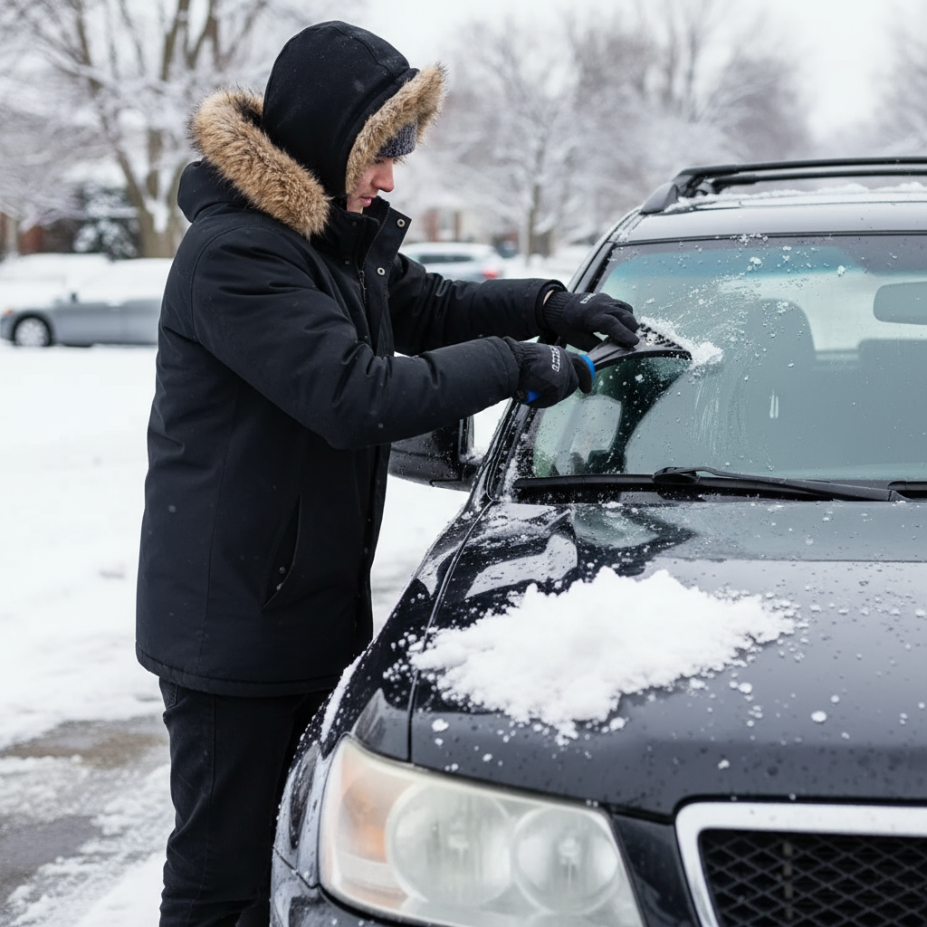 Snow Brush & Ice Scraper 2-Pack - 11 Inch Winter Car Tool - PremiumBrandGoods