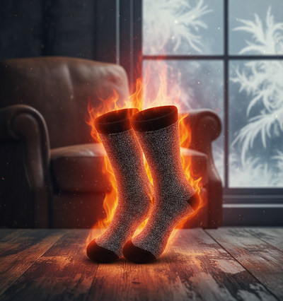 Close-up Hero Shot with Fire Glow