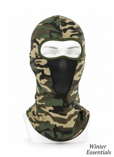 Camouflage Balaclava Ski Mask Thermal Fleece Full Face Mask for Winter Hunting & Outdoor