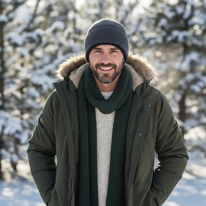 Insulated Winter Hat 3-Pack - Ribbed Beanie with Faux Fur Lining - PremiumBrandGoods