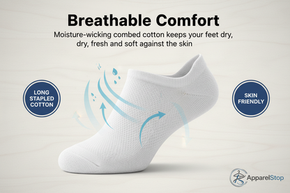 Breathable comfort moisture-wicking cotton feature