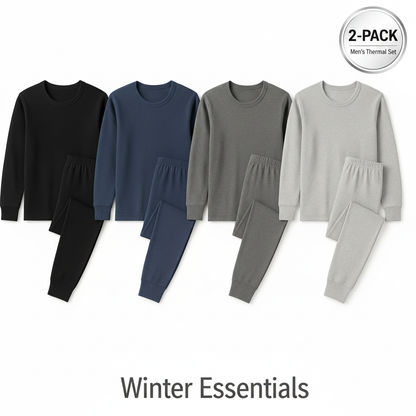 Men's 2-Pack Cotton Thermal Set - Assorted Colors