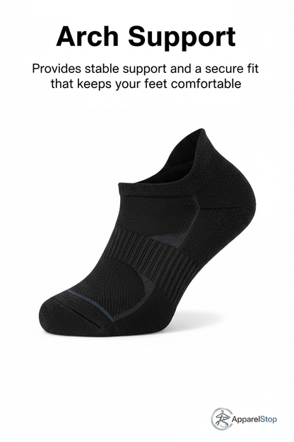 Arch support feature for secure fit