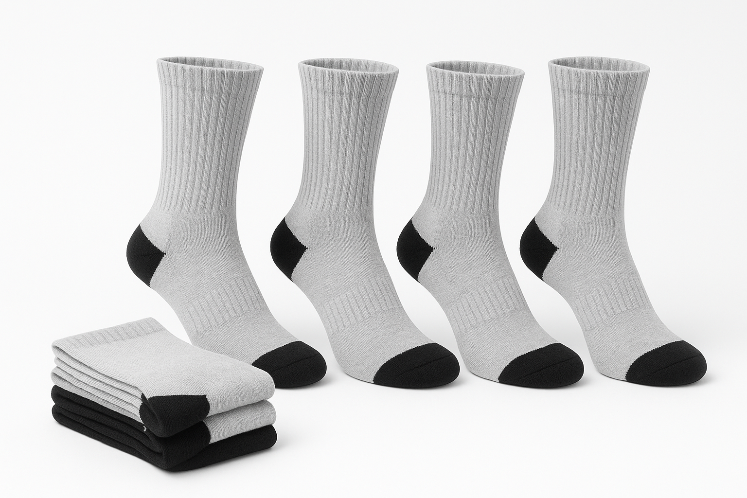 Sporty Crew Socks Collection