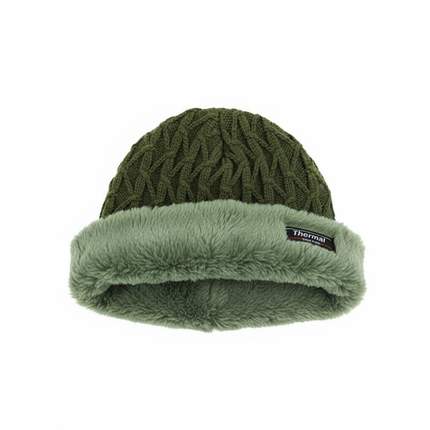 Thermal Fur-Lined Beanie Hats - 3 Pack Assorted Colors - PremiumBrandGoods