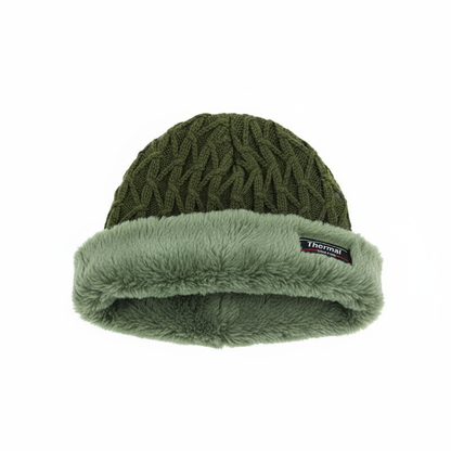 Thermal Fur-Lined Beanie Hats - 3 Pack Assorted Colors - PremiumBrandGoods