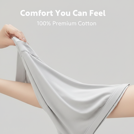 Light Grey Cotton Stretch Shot