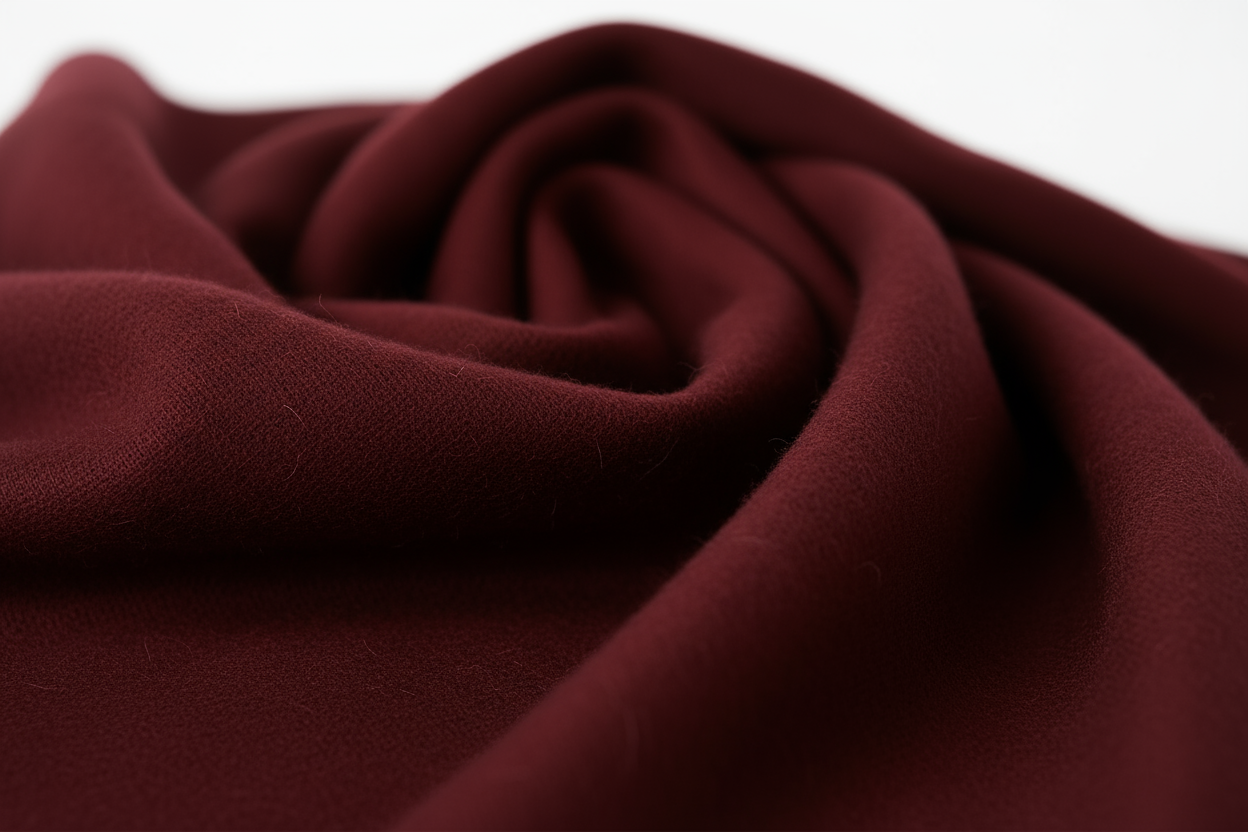 Maroon Cashmere Texture Detail