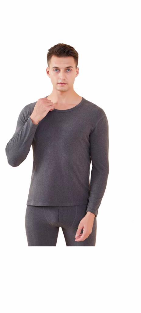 Men's 2-Piece Cotton Thermal Set with Shirt & Pants - PremiumBrandGoods