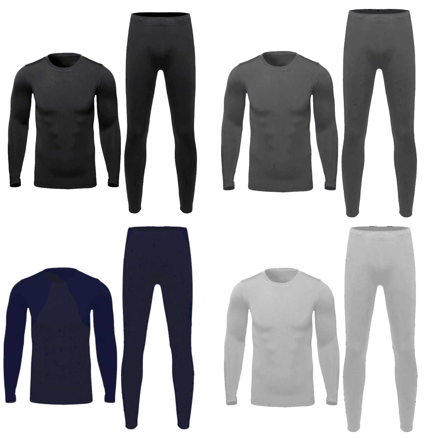 Men's 2-Piece Cotton Thermal Set with Shirt & Pants - PremiumBrandGoods