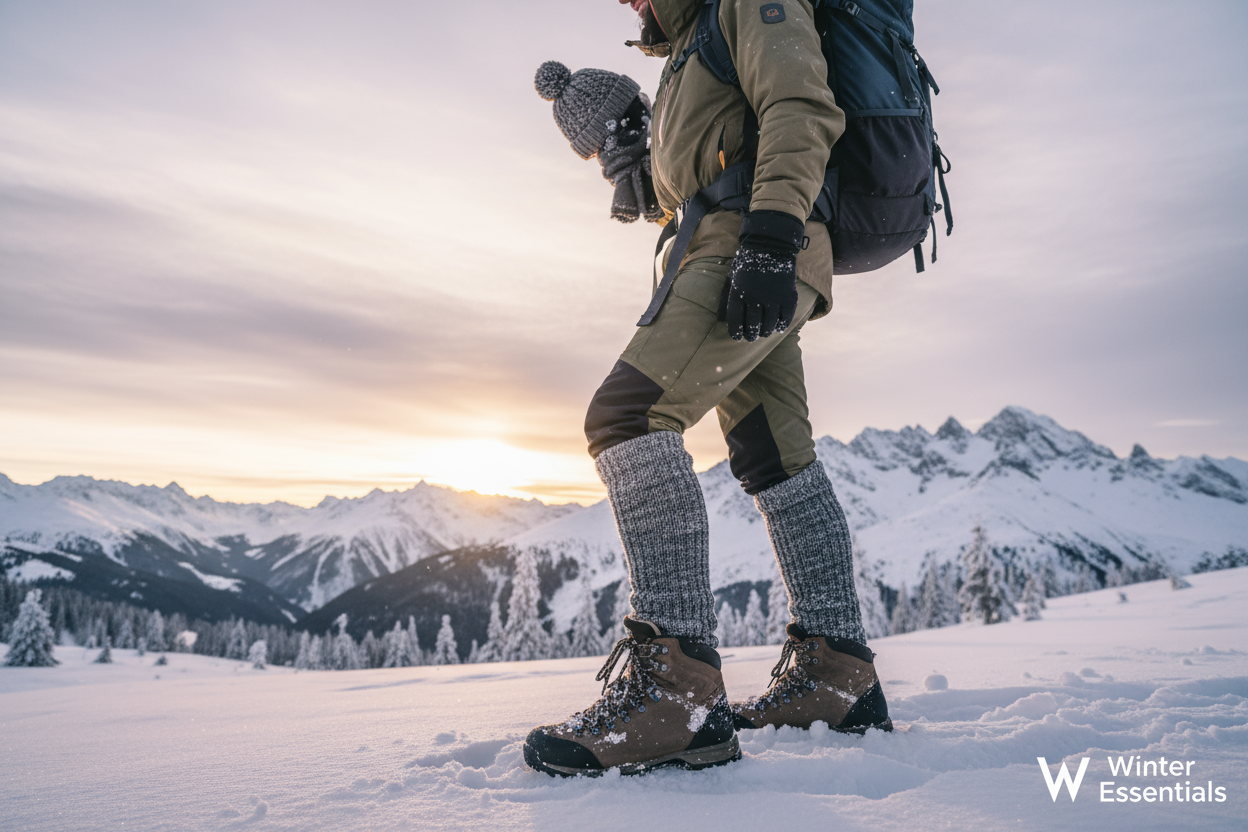 Mountain Winter Scene