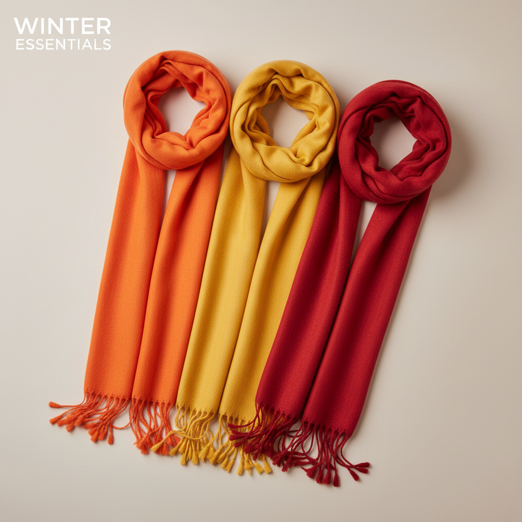 Orange-Yellow-Red Scarf Pack