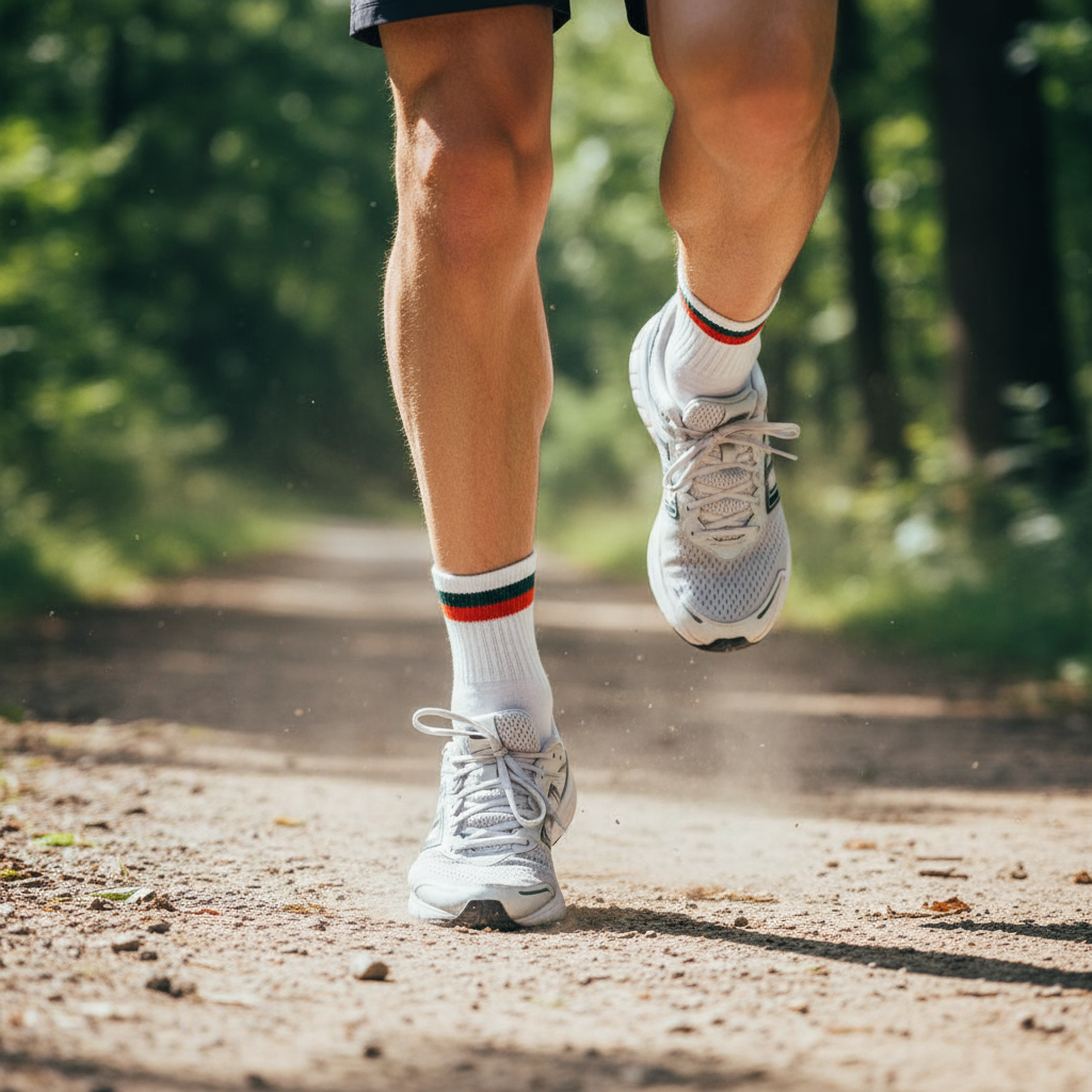 Outdoor running shot