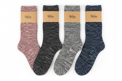 Over-the-Calf Wool Socks - All Colors