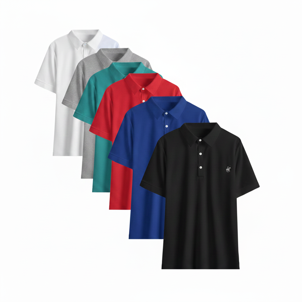 Pacific Polo Shirts - Full Color Stack All 8 Colors