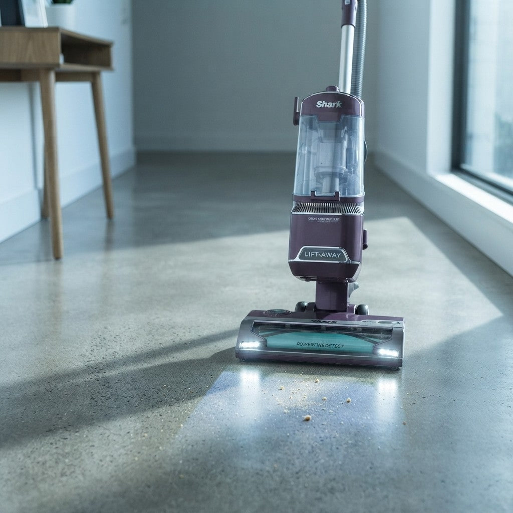 Restored Shark Detect Lift-Away ADV Upright Vacuum, Pet Friendly, Floor Detect, Direction Detect, PowerFins Self-Cleaning Brushroll, LA490 Mauve