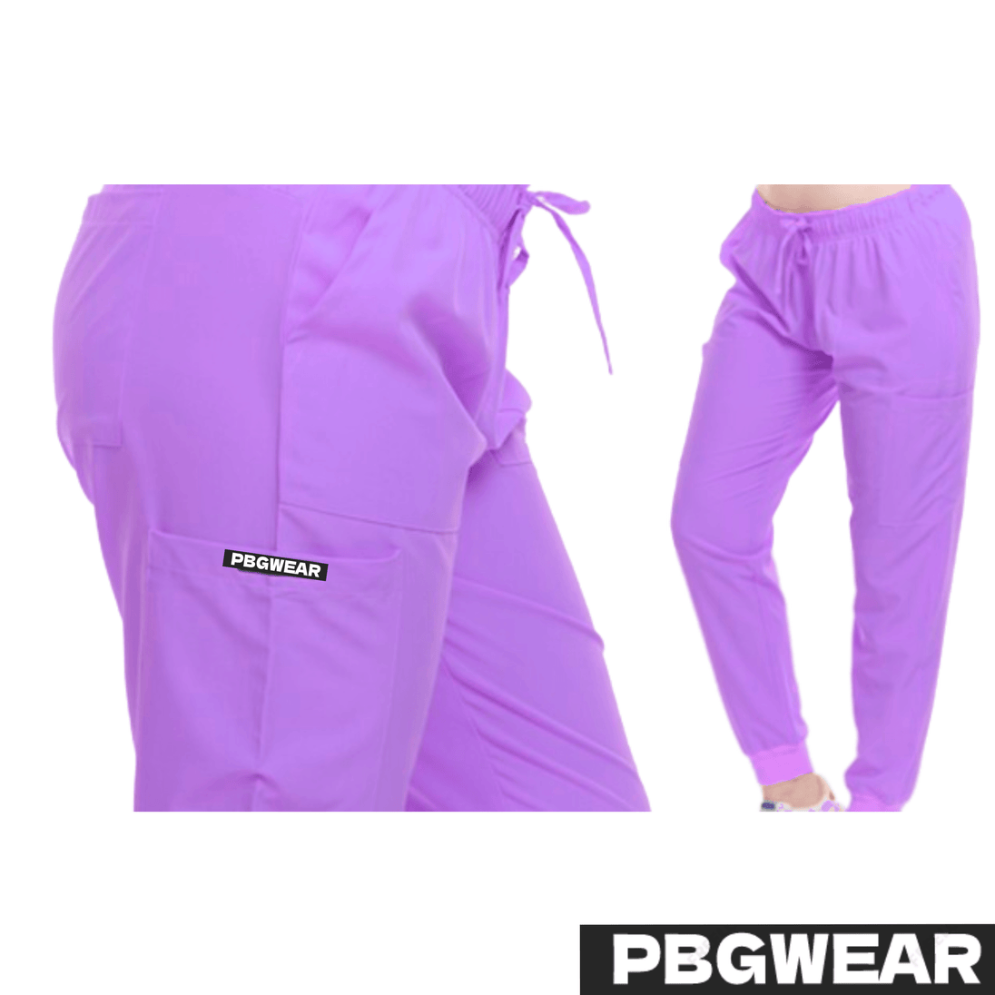 PBG 4 Pack!Pro Nurse Scrubs Shirt and Jogger Pants Set - PremiumBrandGoods