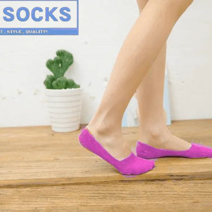  Cotton No Show Socks for Women