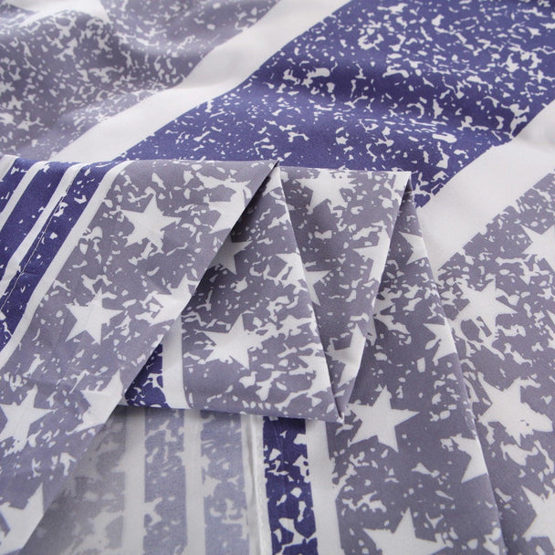 Pearl Bay 6 Piece Bed Sheet Set Purple With Stars - PremiumBrandGoods