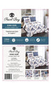 Pearl Bay 6 Piece Bed Sheet Set Square Blend Beige/Purple - PremiumBrandGoods