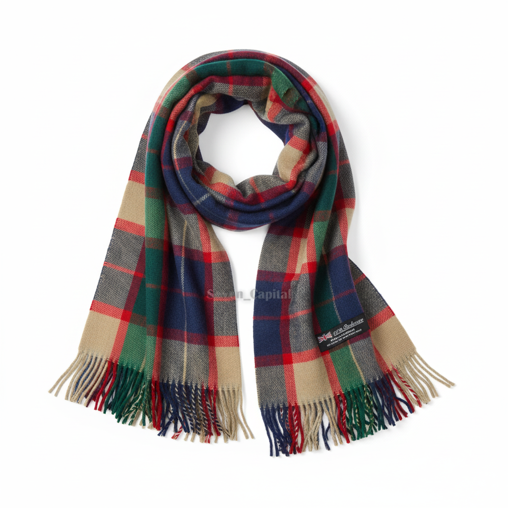 Premium White Background Scarf 2