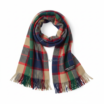 Premium White Background Scarf 2