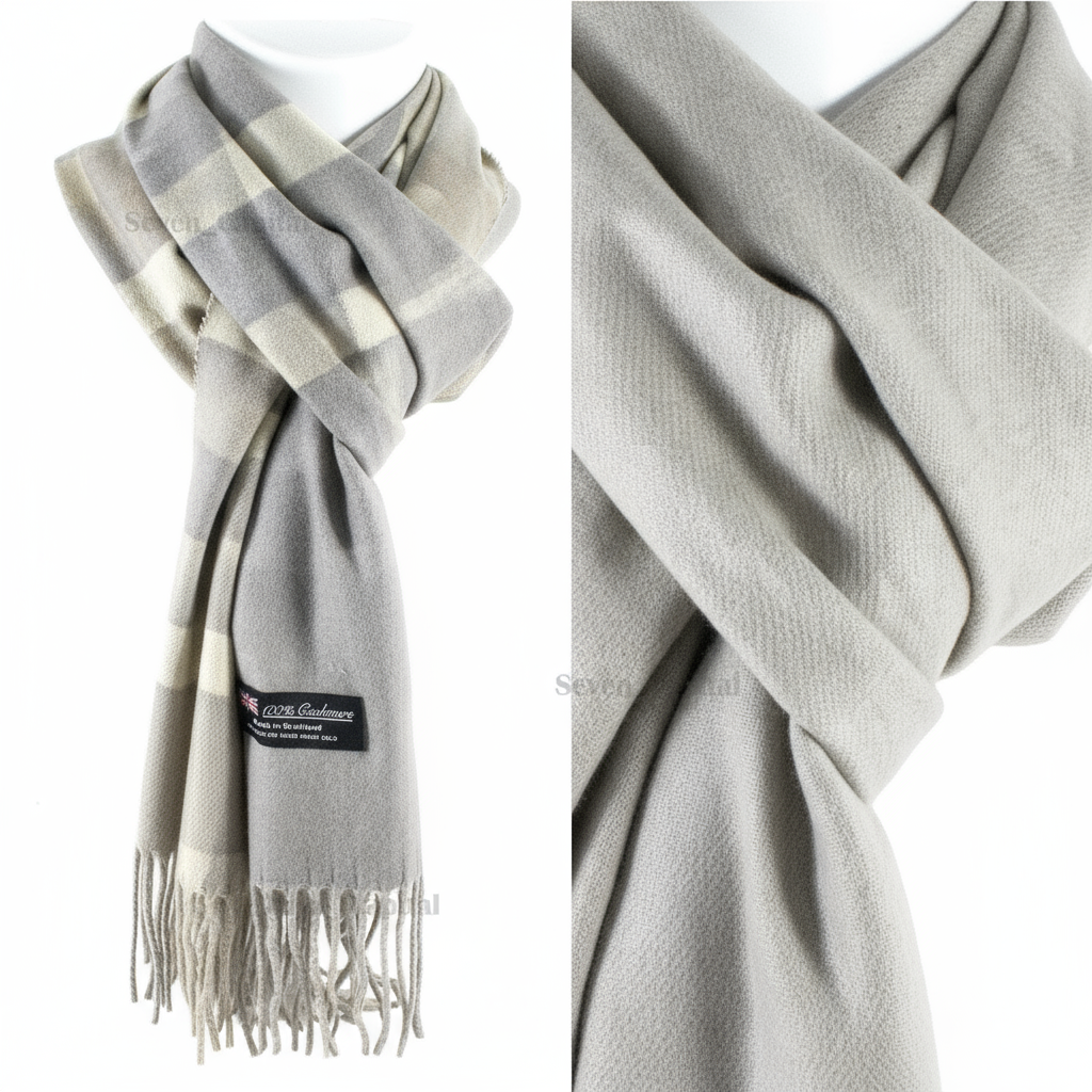 Premium White Background Scarf 4