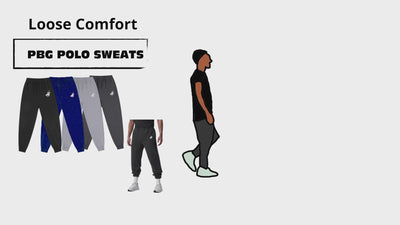 PBG Men's Cotton Blend Drawstring Sweatpants, 4-Pack