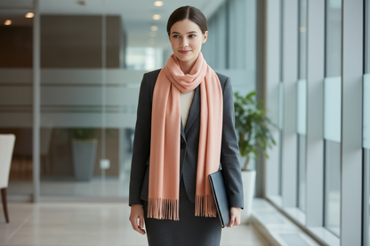 Professional Pink Scarf Lifestyle